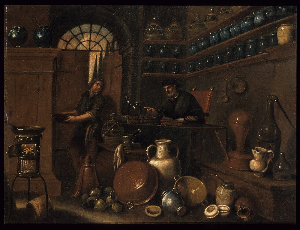 Intérieur de l'herboristerie Herboristerie de Dinan